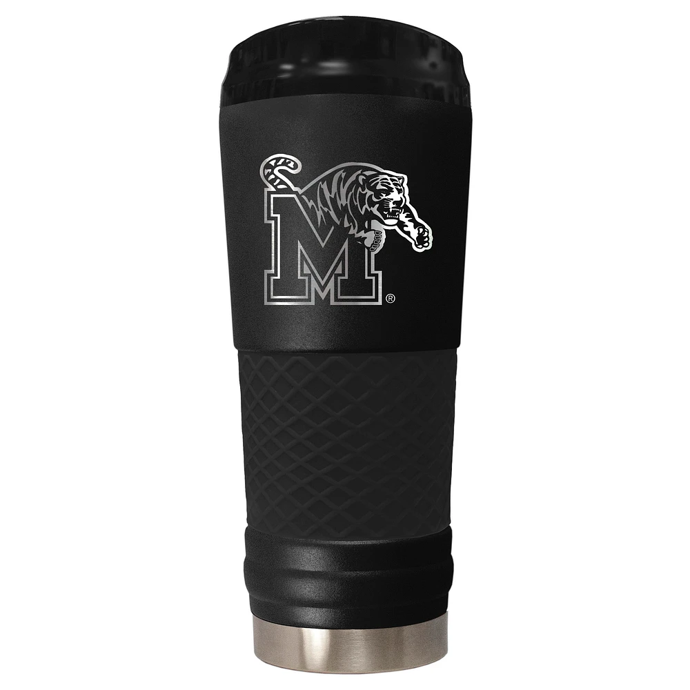 Black Memphis Tigers Stealth Matte 24oz Tumbler