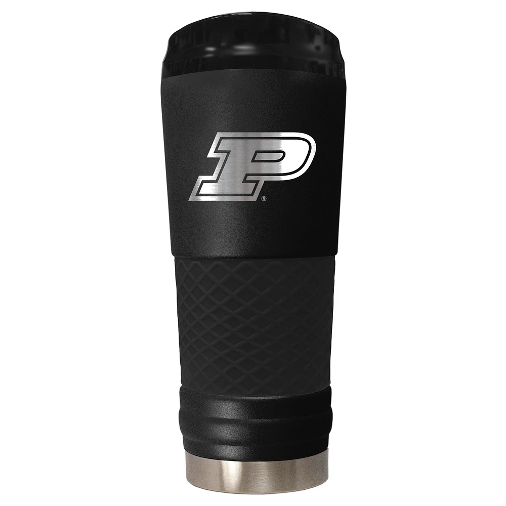 Black Purdue Boilermakers Stealth Matte 24oz Tumbler
