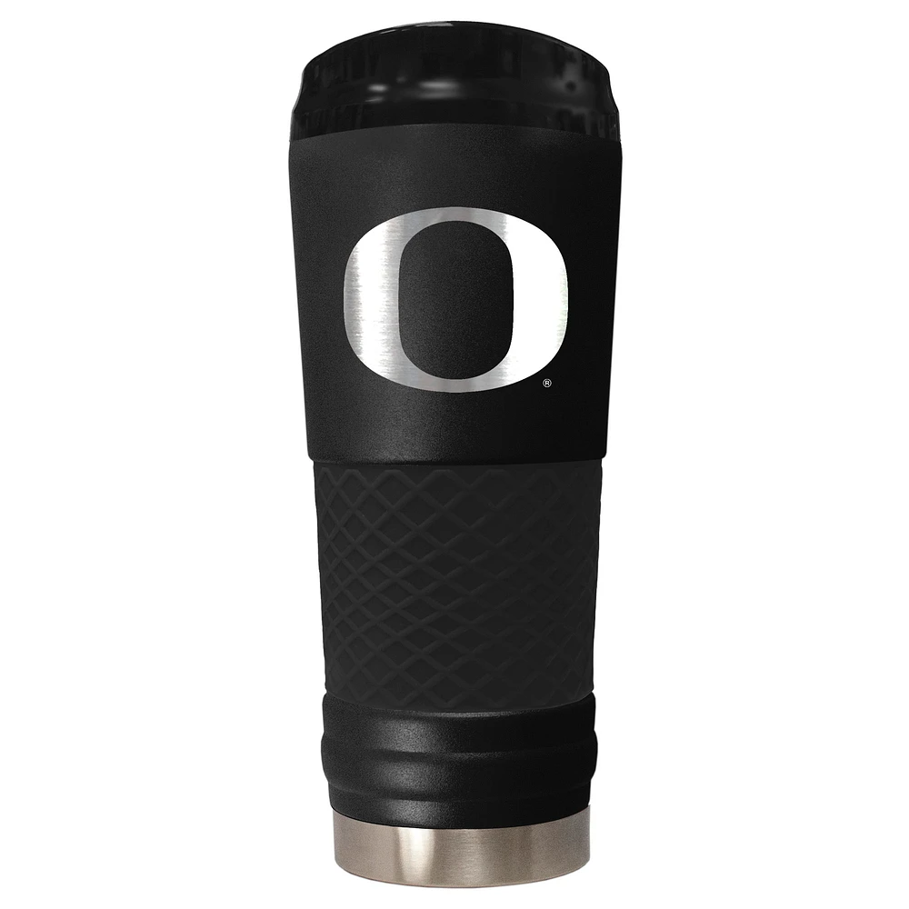 Black Oregon Ducks Stealth Matte 24oz Tumbler