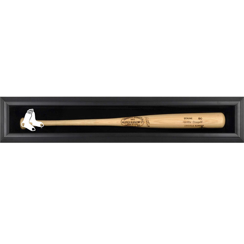 Boston Red Sox (2009-Present) Logo Framed Wall-Mounted Single Bat Display Case