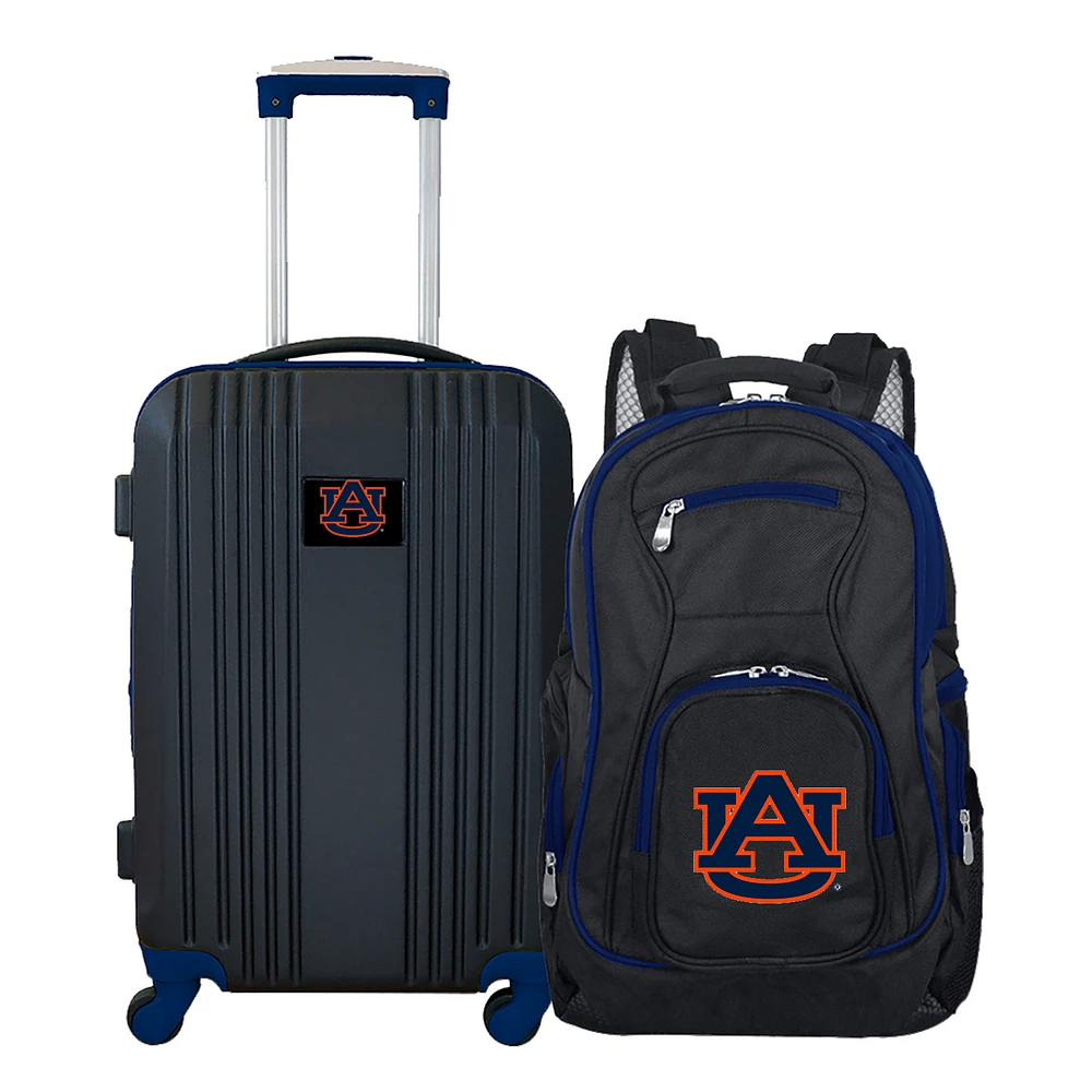 MOJO Black Auburn Tigers 2-Piece Luggage & Backpack Set