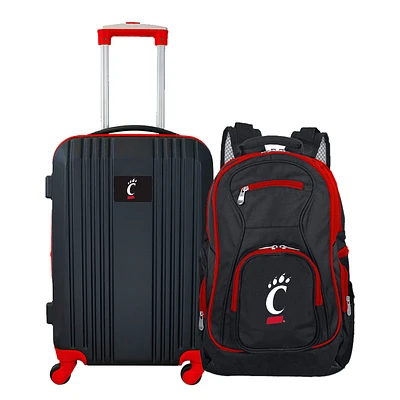 MOJO Black Cincinnati Bearcats 2-Piece Luggage & Backpack Set