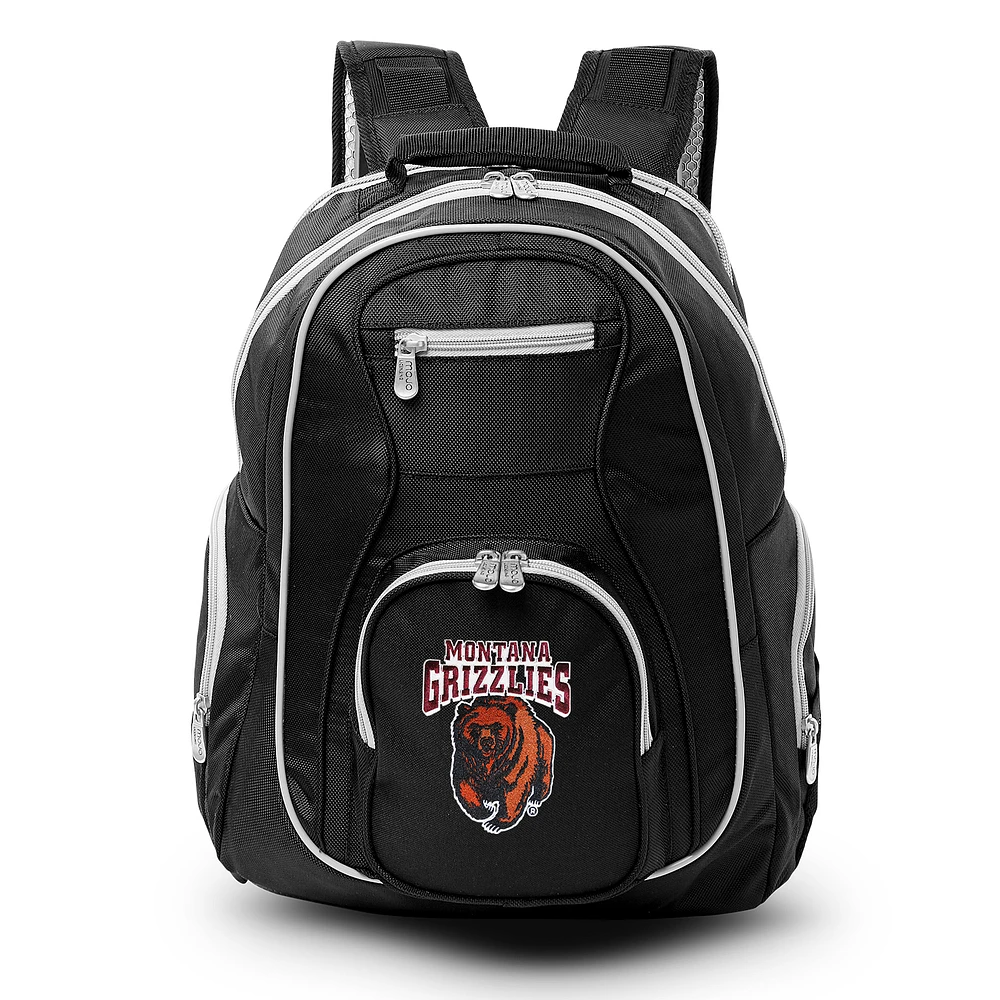 MOJO Black Montana Grizzlies Trim Color Laptop Backpack