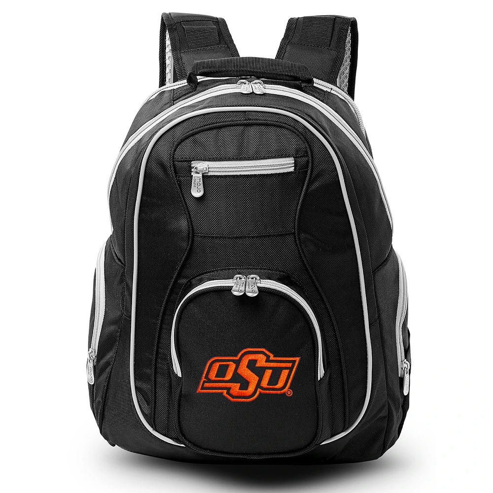MOJO Black Oklahoma State Cowboys Trim Color Laptop Backpack