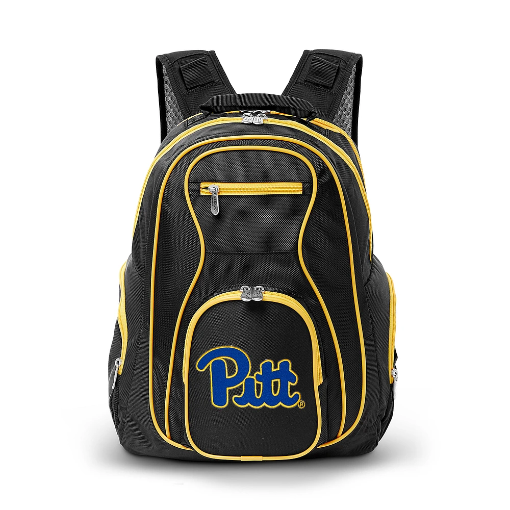 MOJO Black Pitt Panthers Trim Color Laptop Backpack