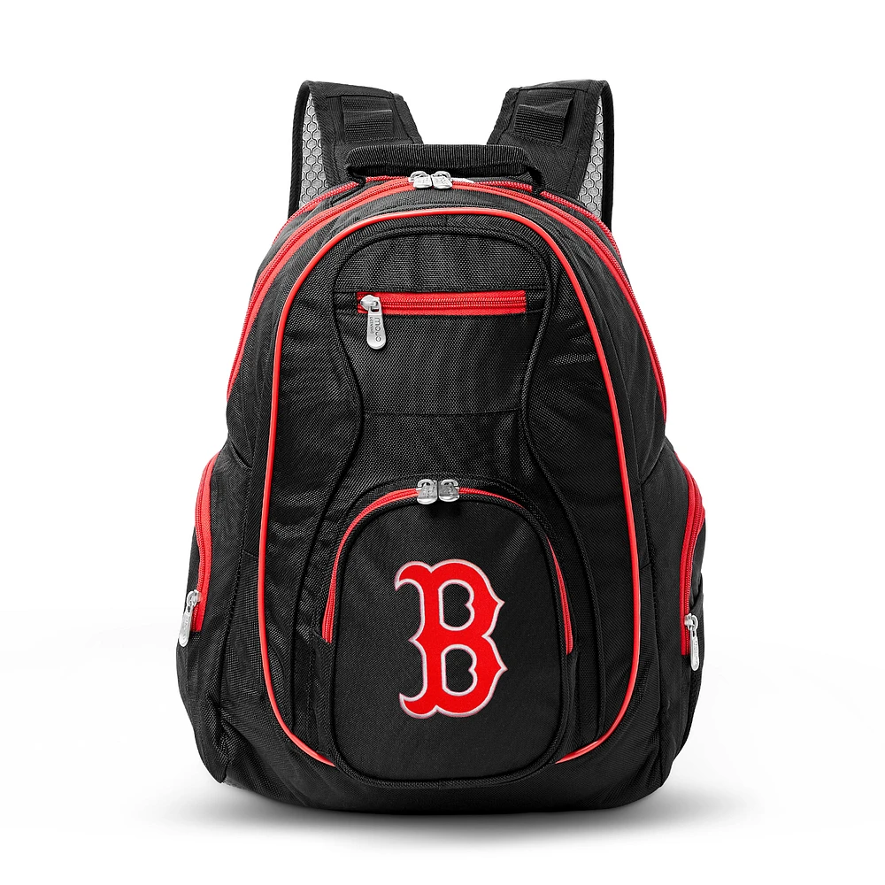 MOJO Black Boston Red Sox Trim Color Laptop Backpack