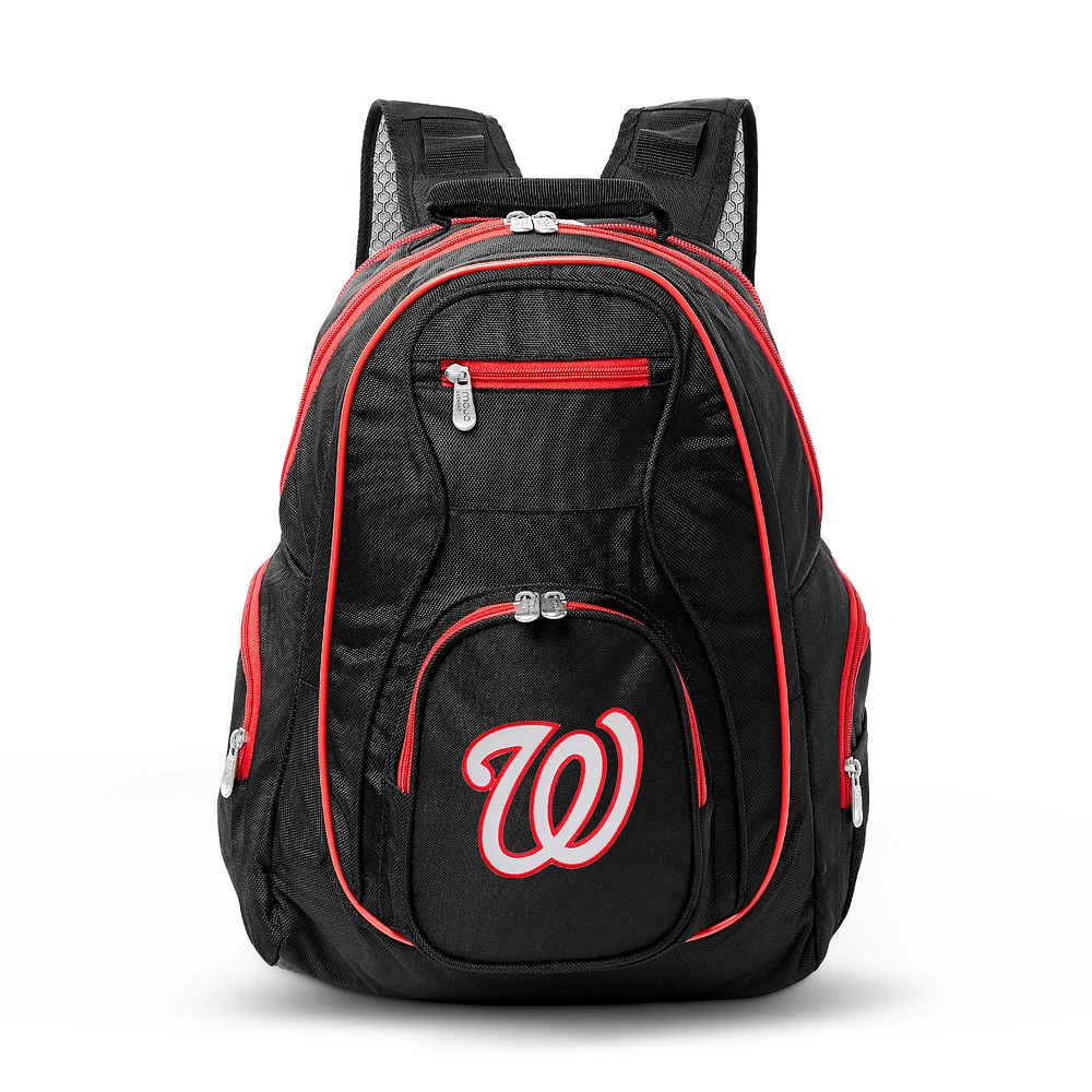 MOJO Black Washington Nationals Trim Color Laptop Backpack