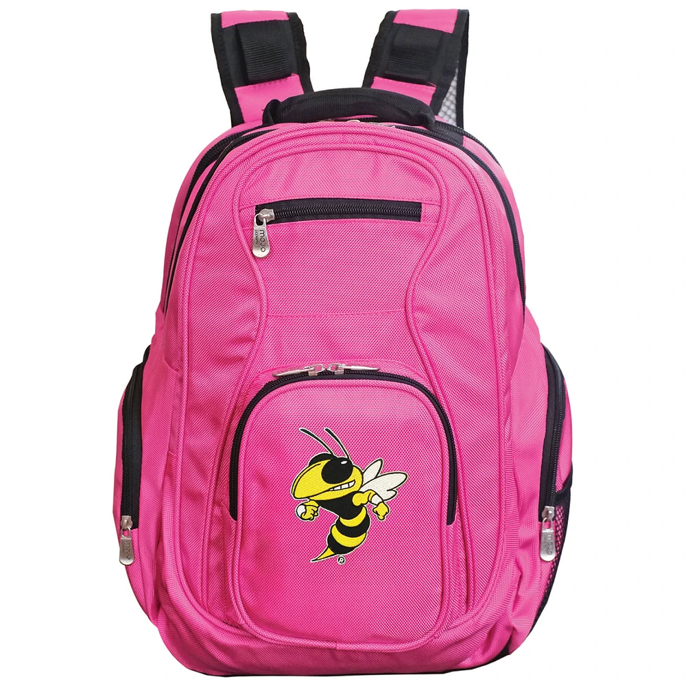 MOJO Pink GA Tech Yellow Jackets Backpack Laptop