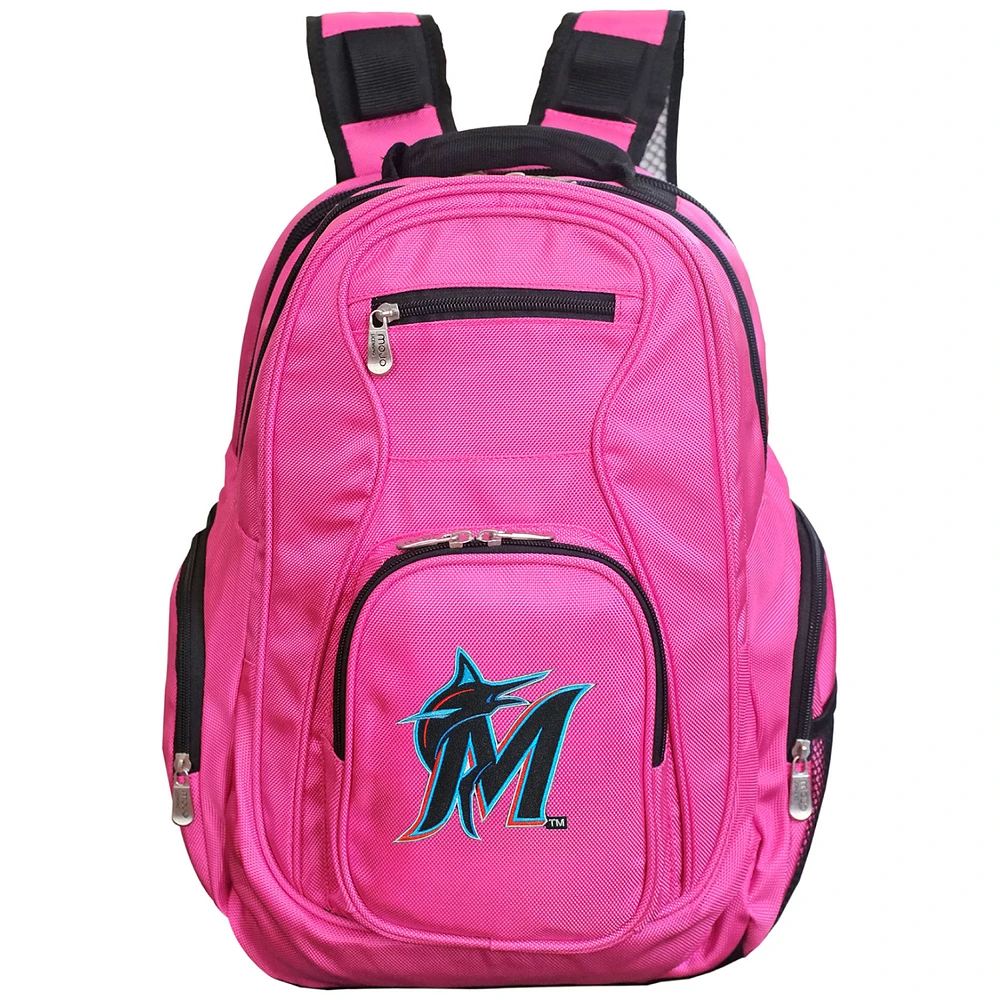 MOJO Pink Miami Marlins Backpack Laptop