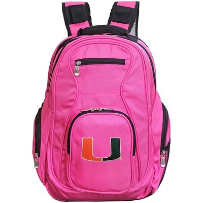 MOJO Pink Miami Hurricanes Backpack Laptop
