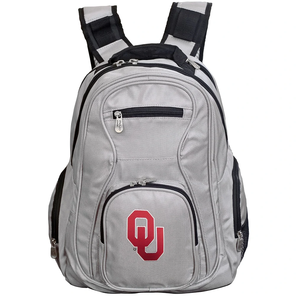 MOJO Gray Oklahoma Sooners Backpack Laptop