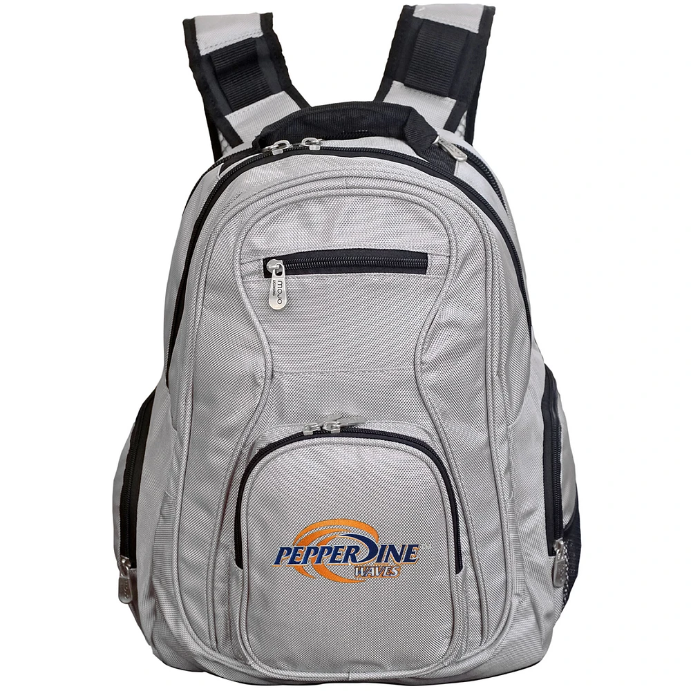 MOJO Gray Pepperdine Waves Backpack Laptop