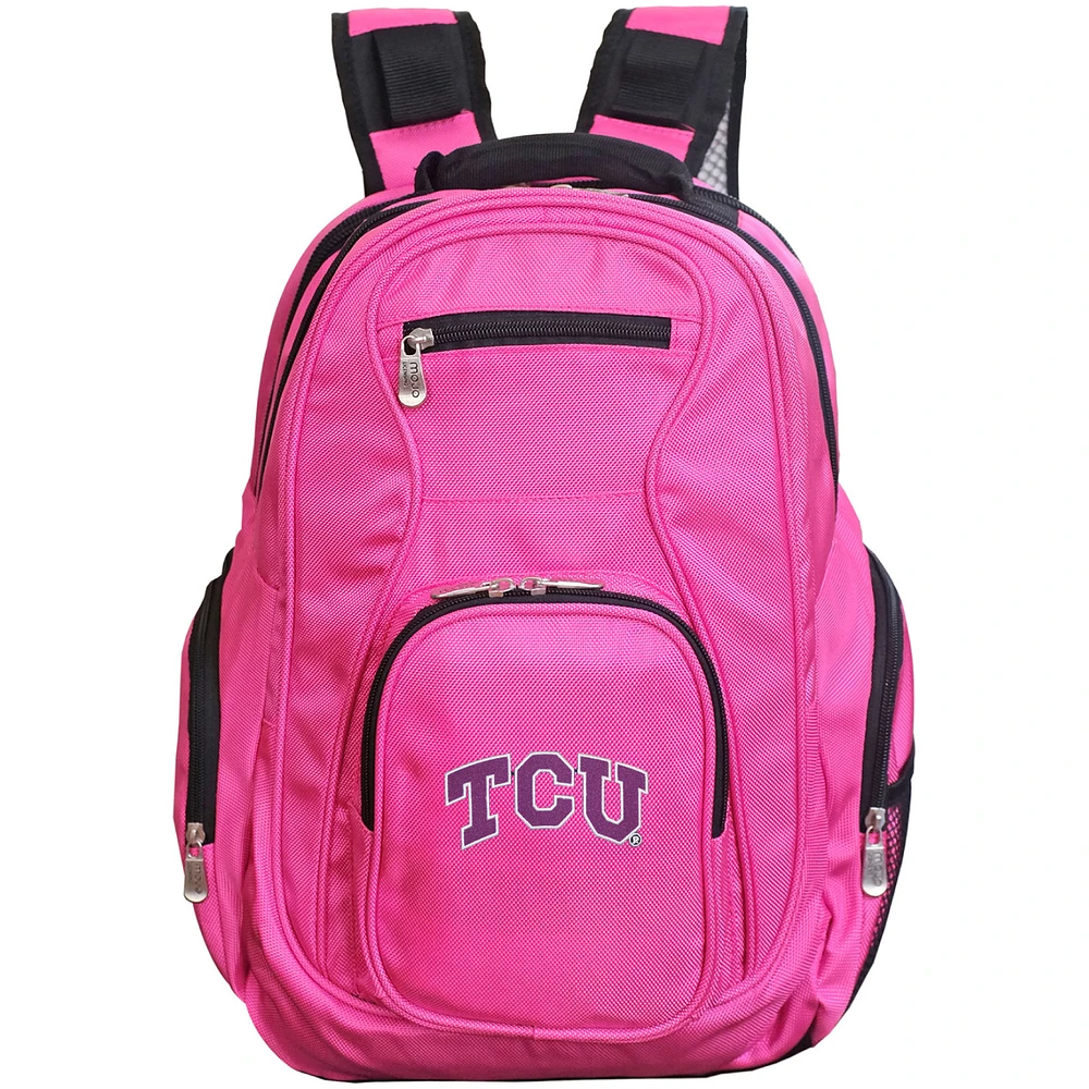 MOJO Pink TCU Horned Frogs Backpack Laptop