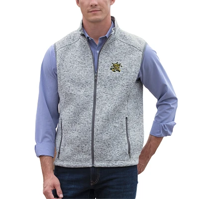 Men's Heather Gray Wichita State Shockers Summit Fleece Sweater Vest