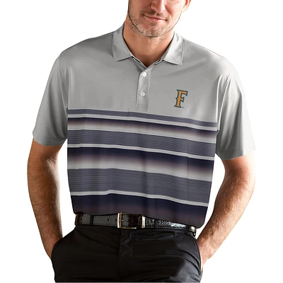 Men's Navy Cal State Fullerton Titans Vansport Pro Fade Stripe Polo