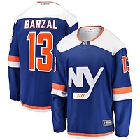 Men's Fanatics Mathew Barzal Blue New York Islanders  Breakaway Jersey