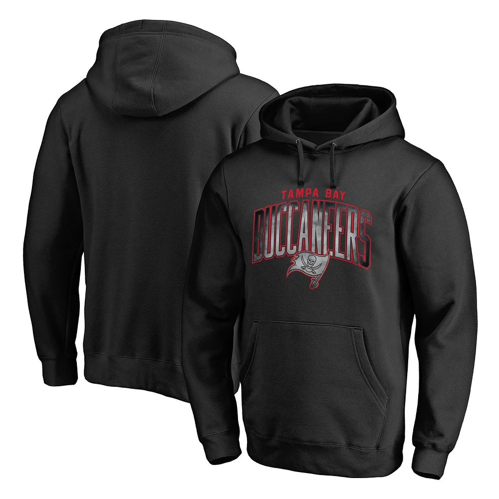 Men's Black Tampa Bay Buccaneers Arch Smoke Pullover Hoodie