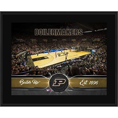 Purdue Boilermakers 10.5'' x 13'' Sublimated Basketball Plaque