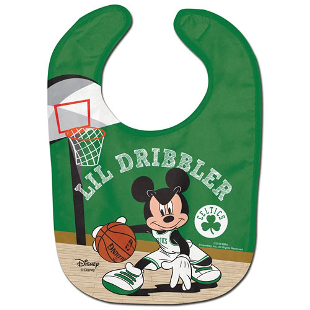 WinCraft Boston Celtics Disney Mickey All Pro Baby Bib
