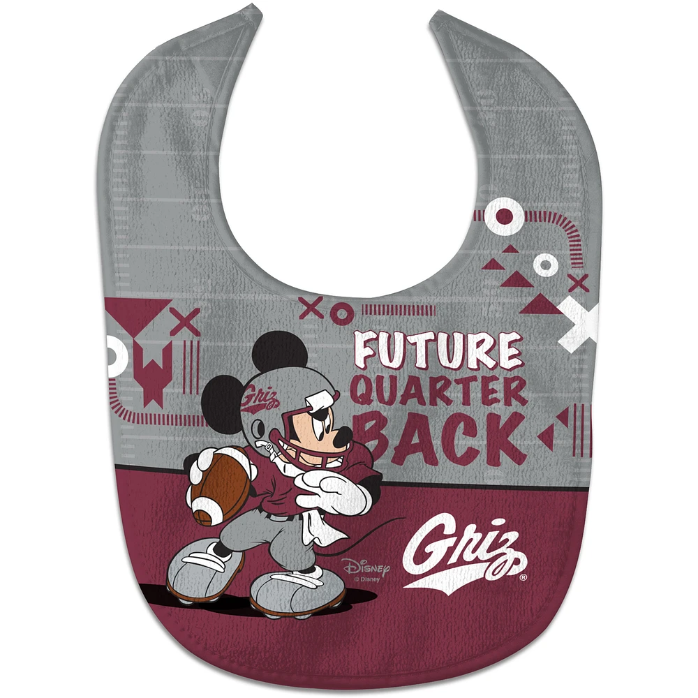 WinCraft Montana Grizzlies Disney Mickey All Pro Baby Bib
