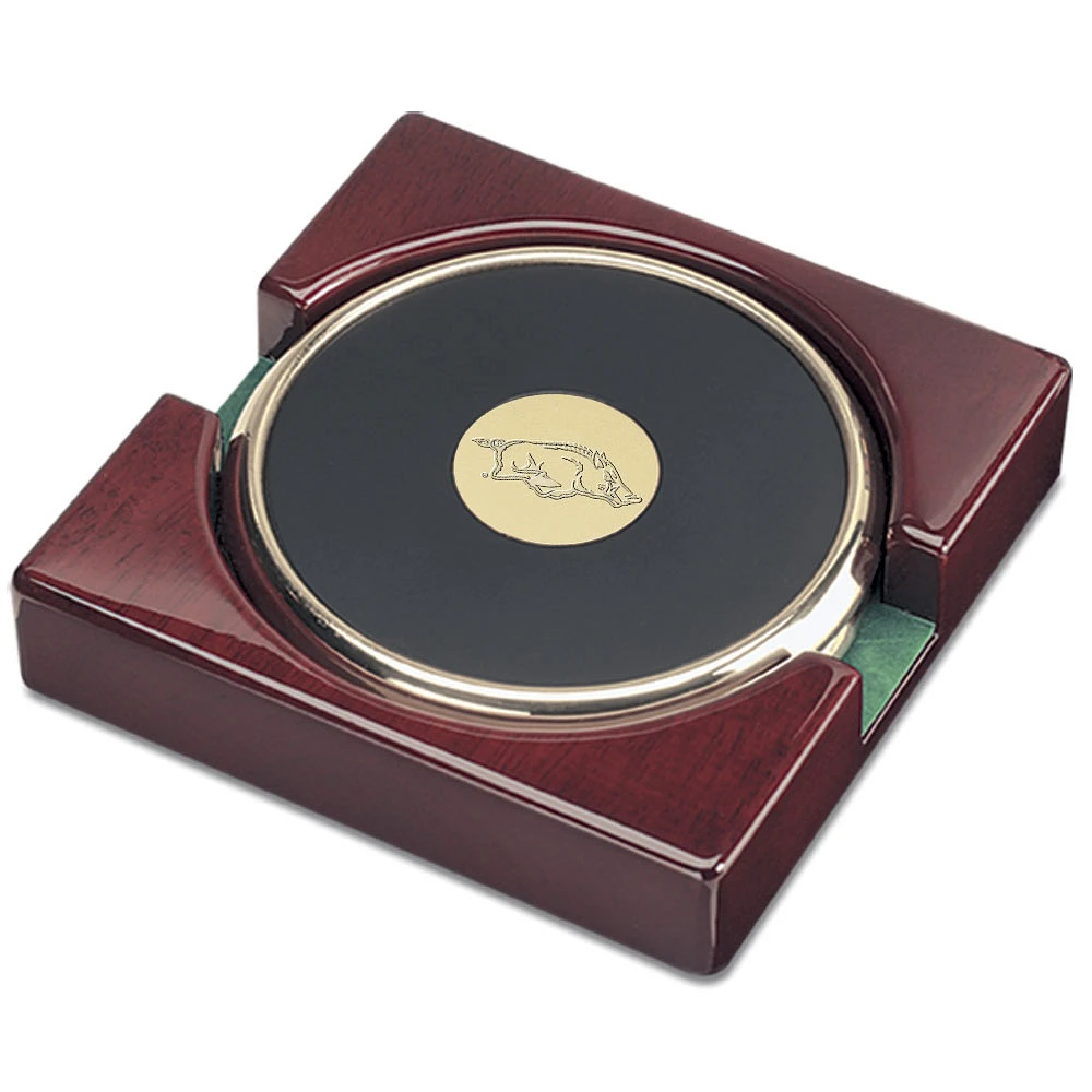 Gold Arkansas Razorbacks 2-Pack Coaster Set