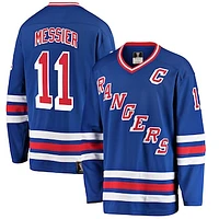Men's Fanatics Mark Messier Blue New York Rangers Premier Breakaway Retired Player Jersey
