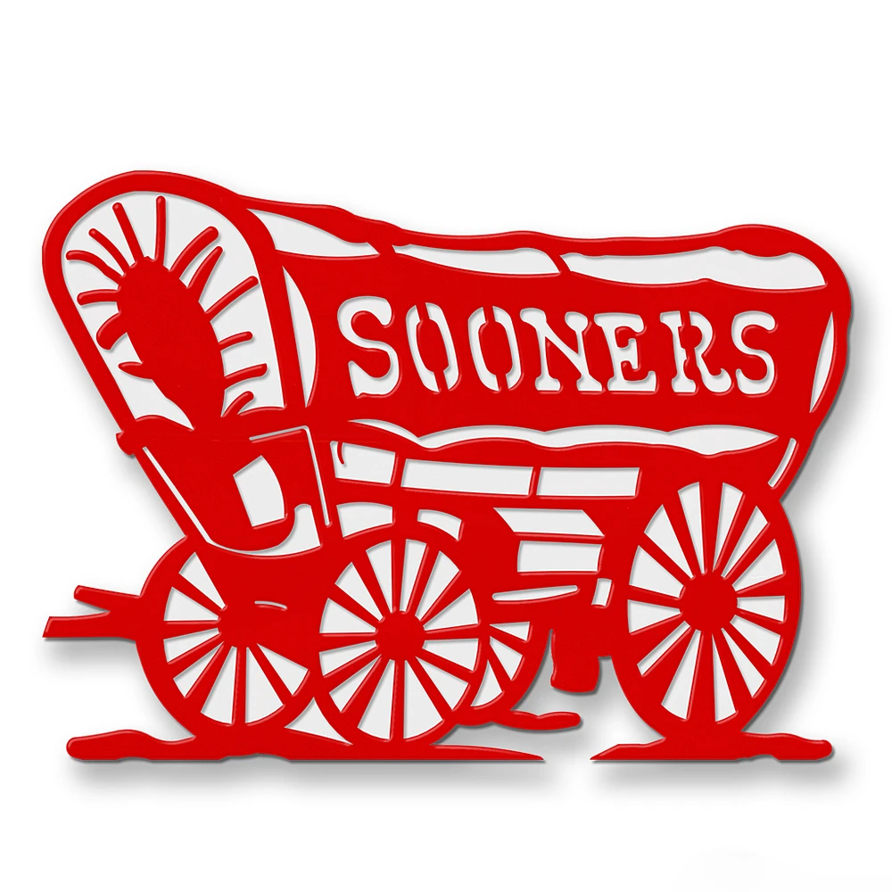 Oklahoma Sooners Premium Steel Logo Hitch Cover