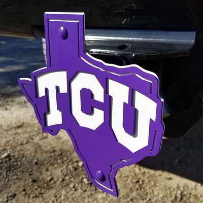 TCU Horned Frogs Premium Steel Logo Hitch Cover