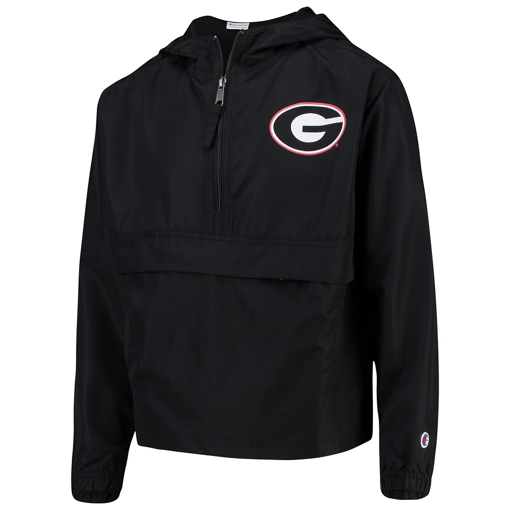 Youth Champion Georgia Bulldogs Pack & Go Windbreaker Jacket