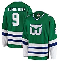 Men's Fanatics Gordie Howe Green Hartford Whalers Premier Breakaway Retired - Player Jersey