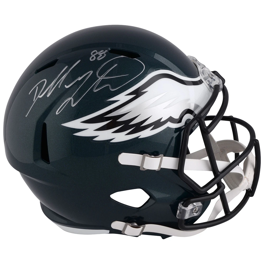 Dallas Goedert Philadelphia Eagles Autographed Riddell Speed Replica Helmet