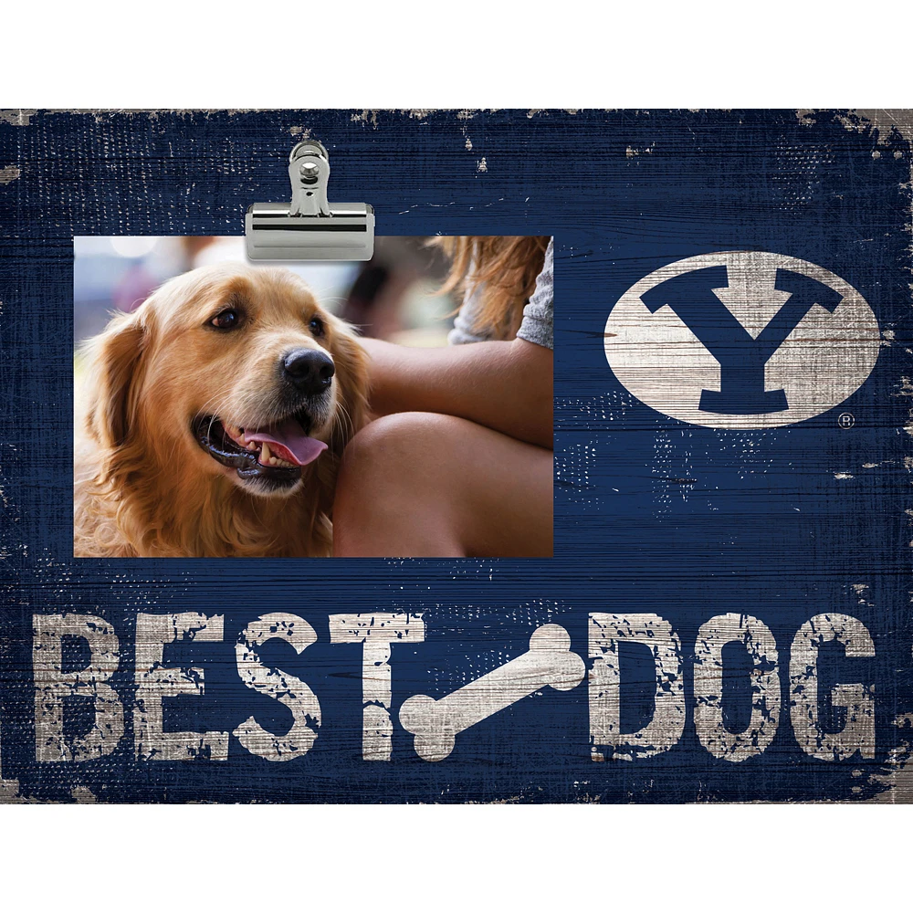 BYU Cougars 10.5" x 8" Best Dog Clip Photo Frame