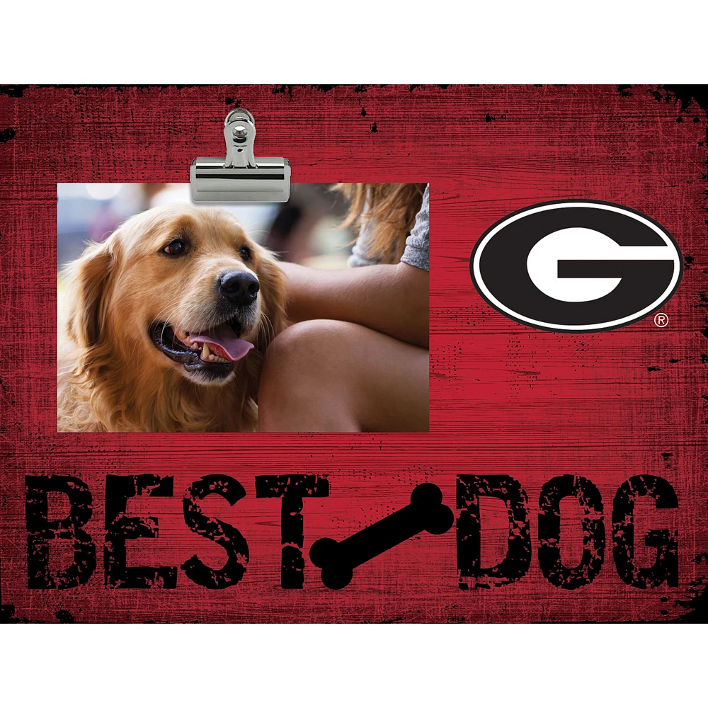 Georgia Bulldogs 10.5" x 8" Best Dog Clip Photo Frame