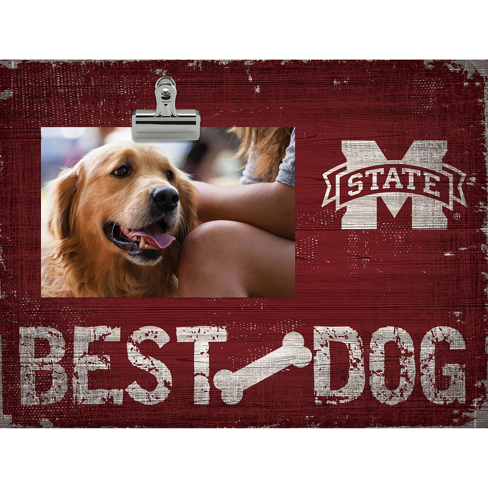 Mississippi State Bulldogs 10.5" x 8" Best Dog Clip Photo Frame