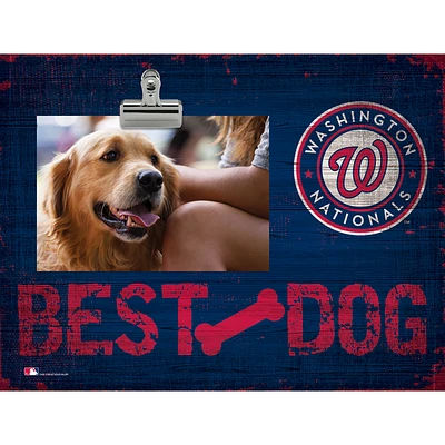 Washington Nationals 10.5" x 8" Best Dog Clip Photo Frame