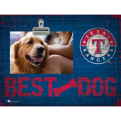 Texas Rangers 10.5" x 8" Best Dog Clip Photo Frame