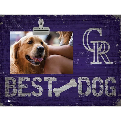 Colorado Rockies 10.5" x 8" Best Dog Clip Photo Frame