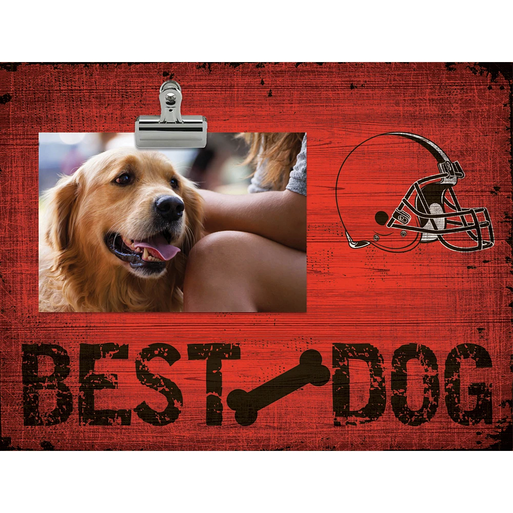 Cleveland Browns 10.5" x 8" Best Dog Clip Photo Frame