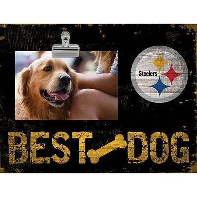 Pittsburgh Steelers 10.5" x 8" Best Dog Clip Photo Frame