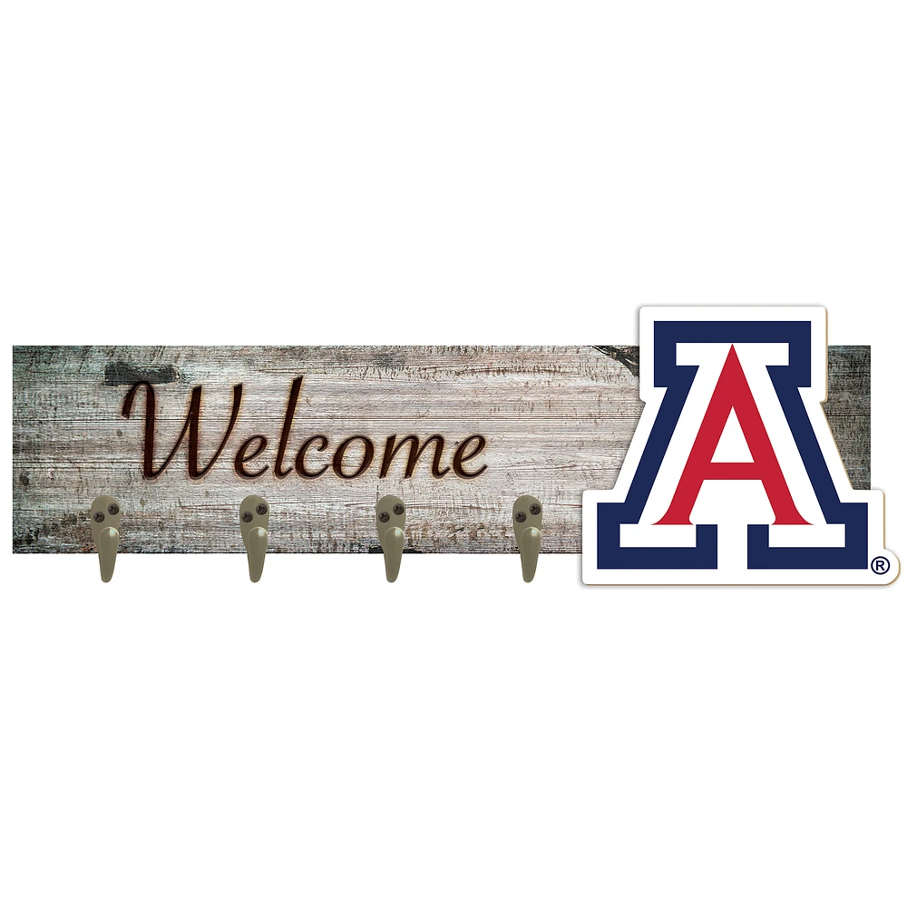 Arizona Wildcats 24" x 6" Mounted Coat Hanger