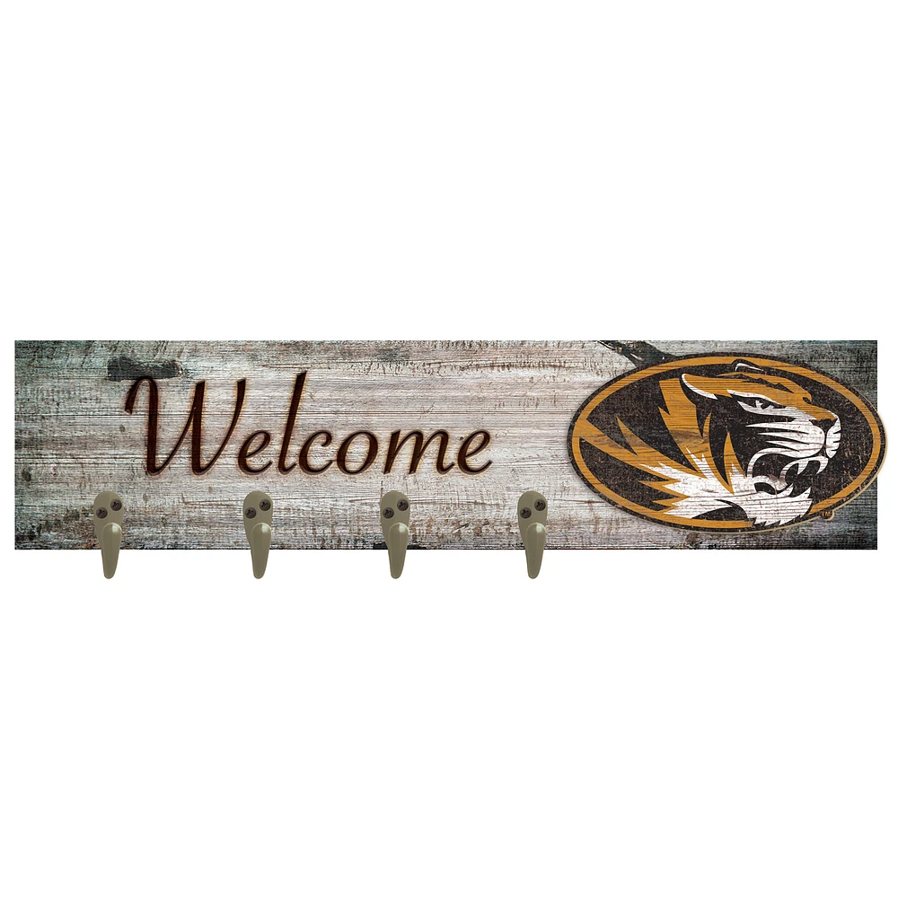 Missouri Tigers 24" x 6" Mounted Coat Hanger