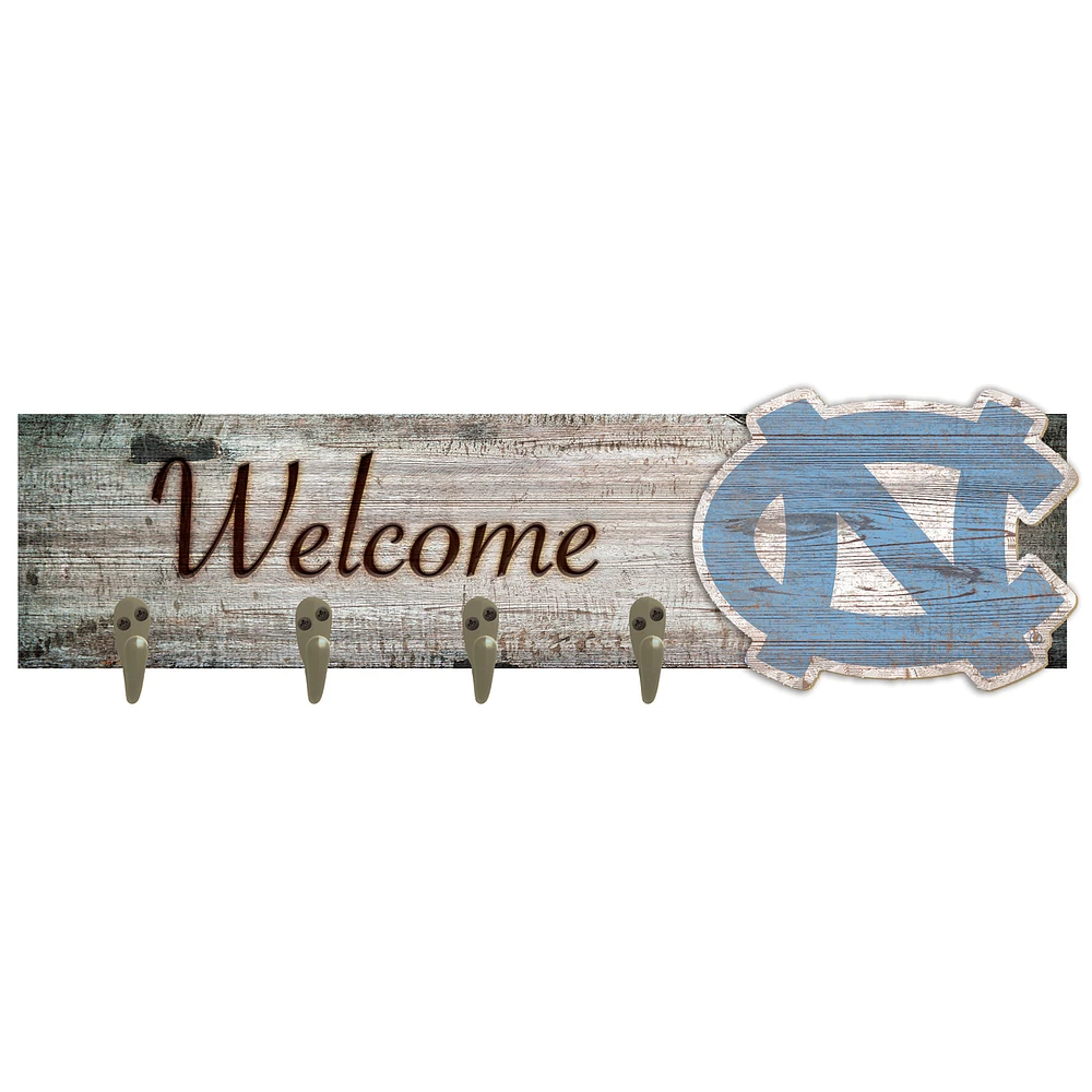 North Carolina Tar Heels 24" x 6" Mounted Coat Hanger