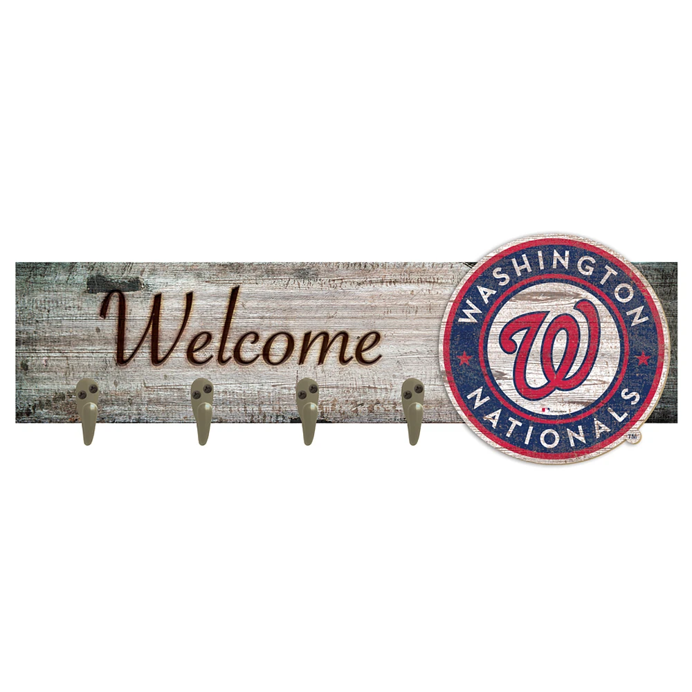 Washington Nationals 24" x 6" Mounted Coat Hanger