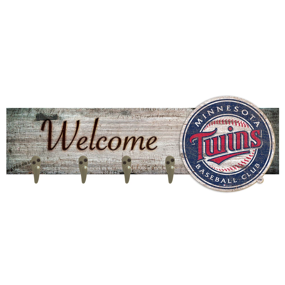 Minnesota Twins 24" x 6" Mounted Coat Hanger