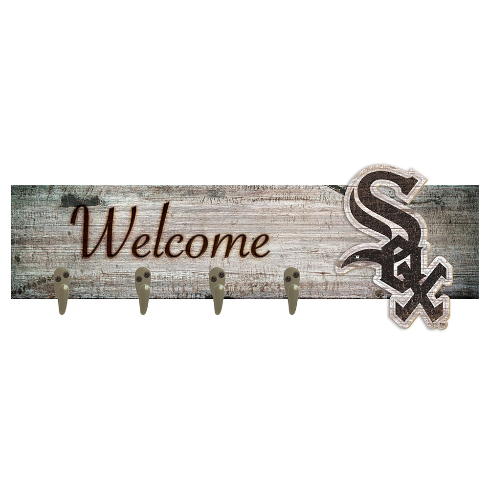 Chicago White Sox 24" x 6" Mounted Coat Hanger