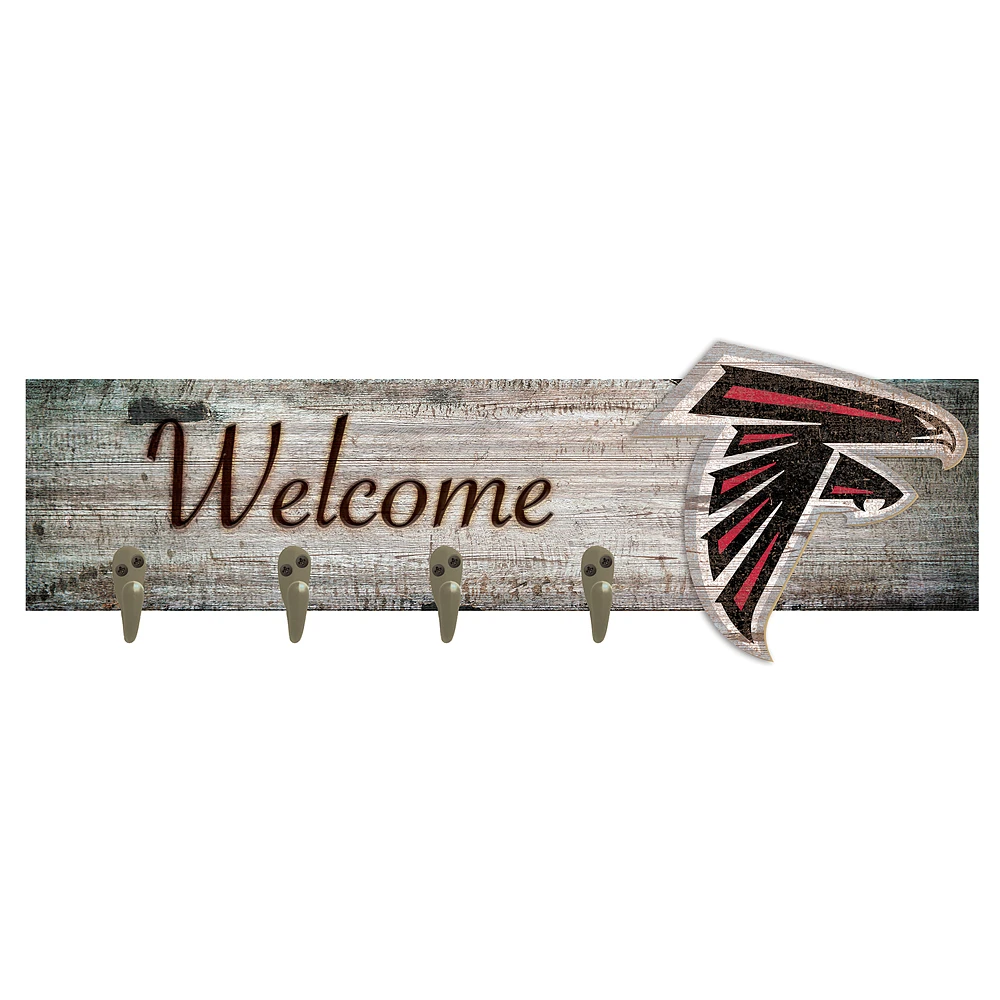 Atlanta Falcons 24" x 6" Mounted Coat Hanger