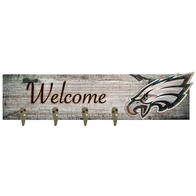 Philadelphia Eagles 24" x 6" Mounted Coat Hanger