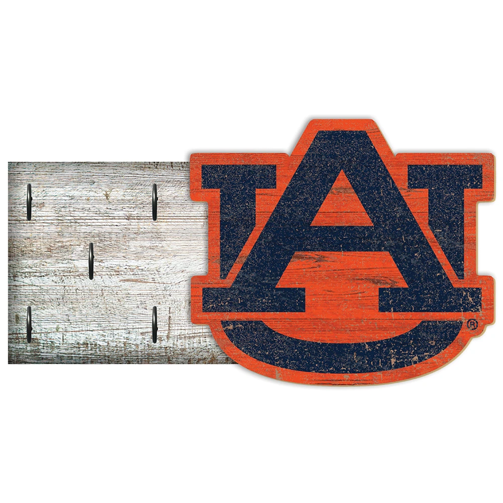 Auburn Tigers 6" x 12" Mounted Key Holder