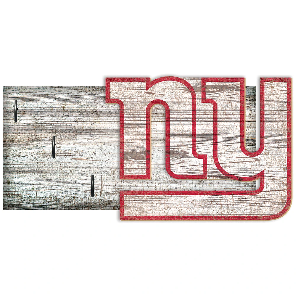 New York Giants 6" x 12" Mounted Key Holder