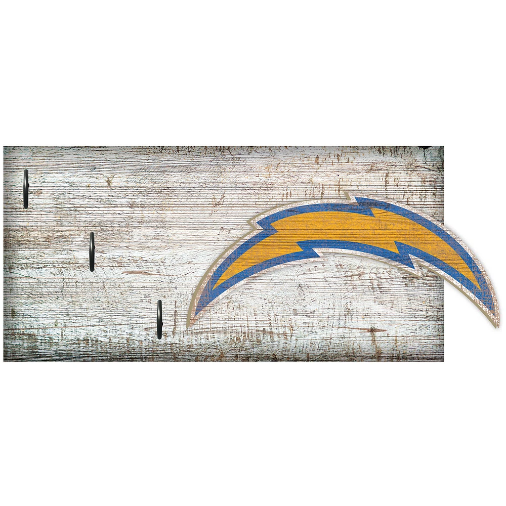 Los Angeles Chargers 6" x 12" Mounted Key Holder